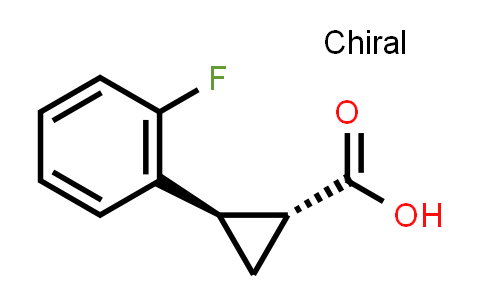 CAS No. 175168-71-5, rel-(1R,2R)-2-(2-Fluorophenyl)cyclopropane-1-carboxylic acid