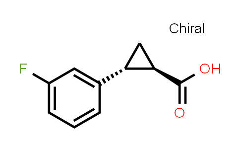 CAS No. 175168-72-6, rel-(1R,2R)-2-(3-Fluorophenyl)cyclopropane-1-carboxylic acid