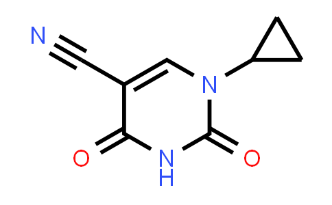 CAS No. 175203-44-8, 1-cyclopropyl-2,4-dioxo-1,2,3,4-tetrahydropyrimidine-5-carbonitrile