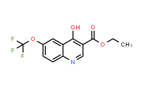 CAS No. 175203-85-7, Ethyl 4-hydroxy-6-(trifluoromethoxy)quinoline-3-carboxylate