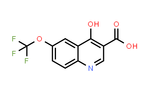 CAS No. 175203-86-8, 4-Hydroxy-6-(trifluoromethoxy)quinoline-3-carboxylic acid