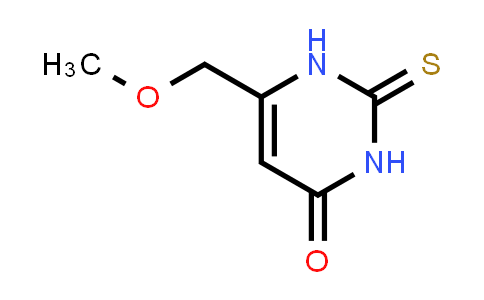 CAS No. 175205-07-9, 6-(Methoxymethyl)-2-thioxo-2,3-dihydropyrimidin-4(1H)-one