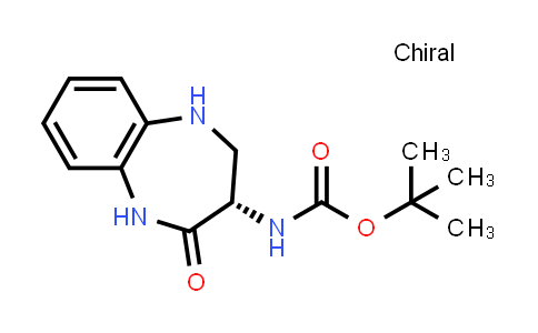 CAS No. 175211-39-9, (S)-tert-Butyl (2-oxo-2,3,4,5-tetrahydro-1H-benzo[b][1,4]diazepin-3-yl)carbamate