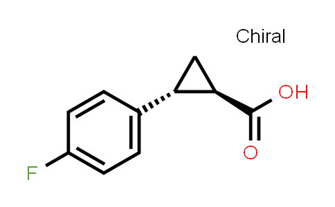 CAS No. 175275-74-8, rel-(1R,2R)-2-(4-Fluorophenyl)cyclopropane-1-carboxylic acid