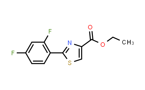 CAS No. 175276-93-4, Ethyl 2-(2,4-difluorophenyl)thiazole-4-carboxylate