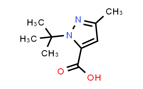 CAS No. 175277-09-5, 1-(tert-Butyl)-3-methyl-1H-pyrazole-5-carboxylic acid