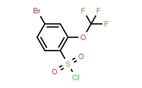 CAS No. 175278-14-5, 4-Bromo-2-(trifluoromethoxy)benzene-1-sulfonyl chloride