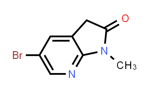 CAS No. 175424-31-4, 5-Bromo-1-methyl-1,3-dihydro-2H-pyrrolo[2,3-b]pyridin-2-one