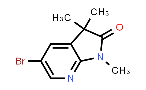 CAS No. 175424-32-5, 5-Bromo-1,3,3-trimethyl-1H-pyrrolo[2,3-b]pyridin-2(3H)-one