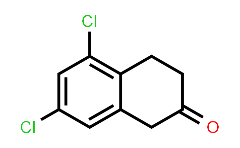 CAS No. 17556-20-6, 5,7-dichloro-2-tetralone