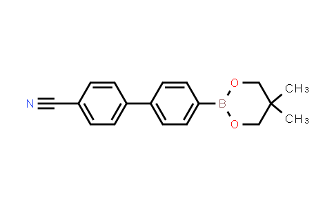 CAS No. 175691-85-7, 4'-(5,5-Dimethyl-1,3,2-dioxaborinan-2-yl)-[1,1'-biphenyl]-4-carbonitrile
