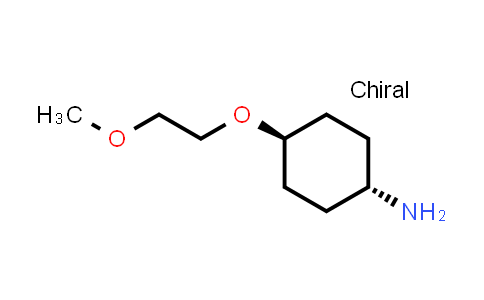 CAS No. 175867-01-3, trans-4-(2-Methoxyethoxy)-cyclohexanamine