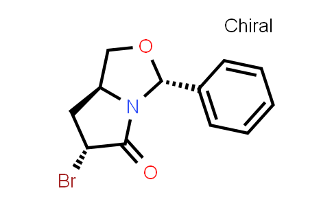 CAS No. 176243-35-9, (3R,6R,7aS)-6-Bromo-3-phenyltetrahydro-3H,5H-pyrrolo[1,2-c]oxazol-5-one