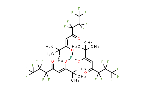 CAS No. 17631-68-4, Tris(1,1,1,2,2,3,3-heptafluoro-7,7-dimethyl-4,6-octanedione)europium
