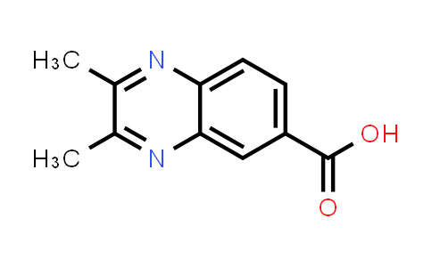 CAS No. 17635-26-6, 2,3-Dimethyl-6-quinoxalinecarboxylic acid