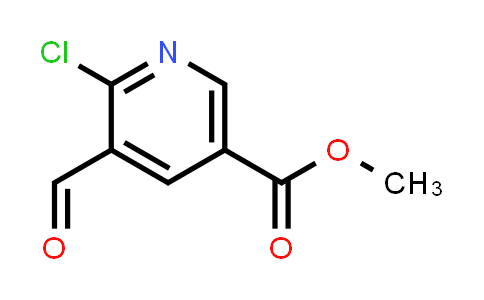 CAS No. 176433-65-1, Methyl 6-chloro-5-formylnicotinate