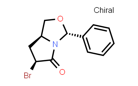 CAS No. 176484-88-1, (3R,6S,7aS)-6-Bromo-3-phenyltetrahydro-3H,5H-pyrrolo[1,2-c]oxazol-5-one