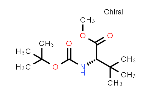 CAS No. 176504-88-4, (S)-Methyl 2-((tert-butoxycarbonyl)amino)-3,3-dimethylbutanoate