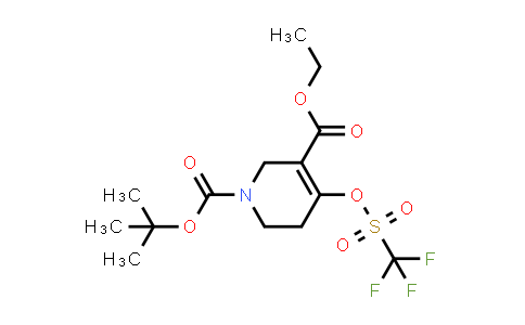 CAS No. 176525-98-7, 1-(tert-Butyl) 3-ethyl 4-(((trifluoromethyl)sulfonyl)oxy)-5,6-dihydropyridine-1,3(2H)-dicarboxylate