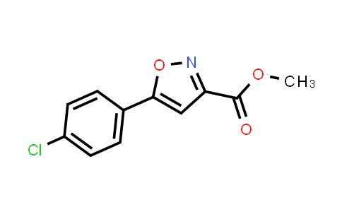 CAS No. 176593-36-5, Methyl 5-(4-chlorophenyl)isoxazole-3-carboxylate