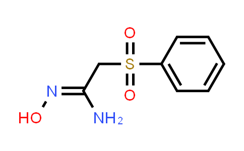 CAS No. 17665-60-0, N'-Hydroxy-2-(phenylsulfonyl)acetimidamide