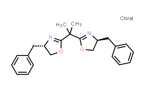 CAS No. 176706-98-2, 2,2-Bis[(4S)-4-benzyl-2-oxazolin-2-yl]propane