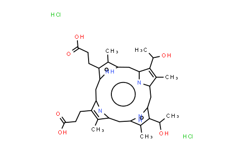 CAS No. 17696-69-4, Hematoporphyrin (dihydrochloride)