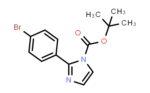 CAS No. 176961-27-6, tert-Butyl 2-(4-bromophenyl)-1H-imidazole-1-carboxylate