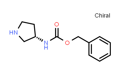 CAS No. 176970-12-0, (S)-Benzyl pyrrolidin-3-ylcarbamate