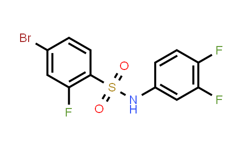CAS No. 1771023-75-6, 4-Bromo-N-(3,4-difluorophenyl)-2-fluorobenzenesulfonamide