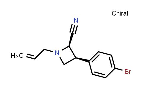CAS No. 1771651-87-6, (2R,3S)-1-Allyl-3-(4-bromophenyl)azetidine-2-carbonitrile