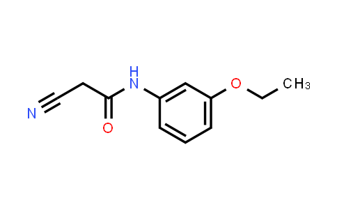 CAS No. 17722-27-9, 2-Cyano-N-(3-ethoxyphenyl)acetamide