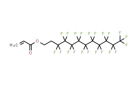 CAS No. 17741-60-5, 3,3,4,4,5,5,6,6,7,7,8,8,9,9,10,10,11,11,12,12,12-Henicosafluorododecyl acrylate