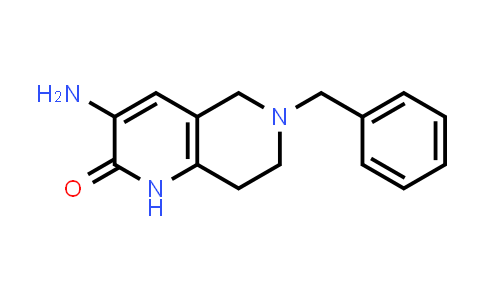 CAS No. 1774335-39-5, 3-Amino-6-benzyl-5,6,7,8-tetrahydro-1,6-naphthyridin-2(1H)-one