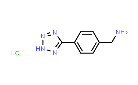CAS No. 177595-28-7, (4-(2H-Tetrazol-5-yl)phenyl)methanamine hydrochloride