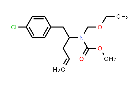 CAS No. 177707-16-3, Methyl (1-(4-chlorophenyl)pent-4-en-2-yl)(ethoxymethyl)carbamate