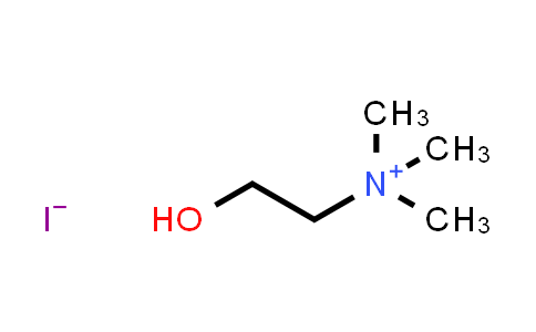 CAS No. 17773-10-3, 2-Hydroxy-N,N,N-trimethylethan-1-aminium iodide