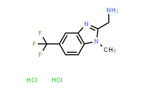 CAS No. 1778734-53-4, 1-[1-Methyl-5-(trifluoromethyl)-1H-1,3-benzodiazol-2-yl]methanamine dihydrochloride