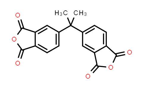 CAS No. 1779-17-5, 5,5'-(Propane-2,2-diyl)bis(isobenzofuran-1,3-dione)