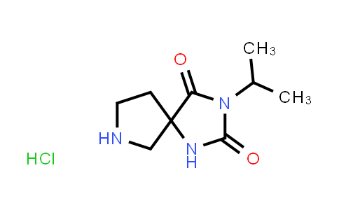 CAS No. 1779128-57-2, 3-(Propan-2-yl)-1,3,7-triazaspiro[4.4]nonane-2,4-dione hydrochloride