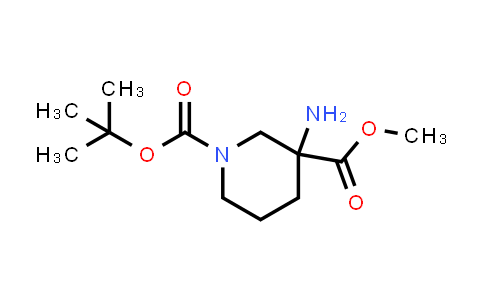 CAS No. 1779450-04-2, 1-(tert-Butyl) 3-methyl 3-aminopiperidine-1,3-dicarboxylate
