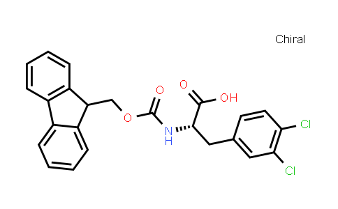 CAS No. 177966-59-5, (S)-2-((((9H-Fluoren-9-yl)methoxy)carbonyl)amino)-3-(3,4-dichlorophenyl)propanoic acid