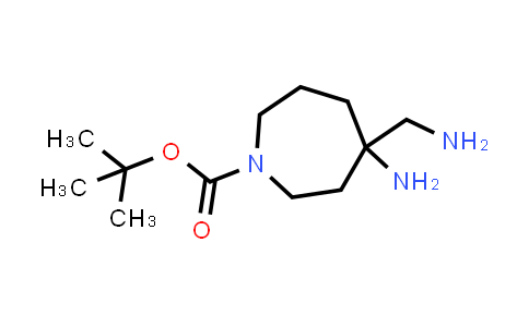 CAS No. 1779724-03-6, 1H-Azepine-1-carboxylic acid, 4-amino-4-(aminomethyl)hexahydro-, 1,1-dimethylethyl ester