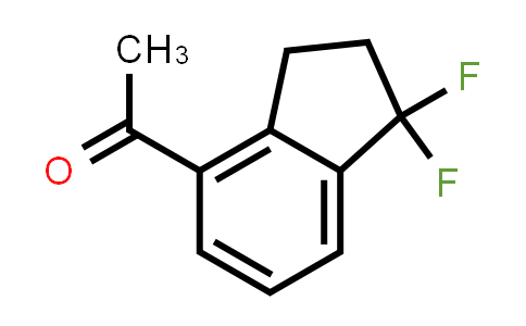 CAS No. 1779810-61-5, 1-(1,1-Difluoro-2,3-dihydro-1H-inden-4-yl)ethan-1-one
