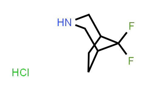 CAS No. 1779942-70-9, 8,8-Difluoro-3-azabicyclo[3.2.1]octane hydrochloride