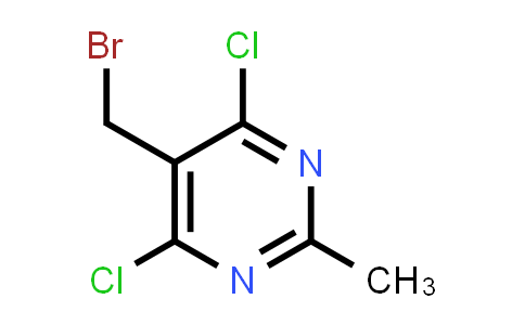 CAS No. 1780-34-3, 5-(Bromomethyl)-4,6-dichloro-2-methylpyrimidine