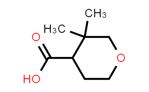 CAS No. 1780025-53-7, 3,3-Dimethyltetrahydro-2H-pyran-4-carboxylic acid