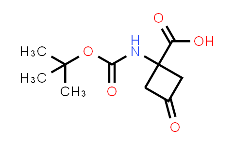CAS No. 1780105-40-9, 1-{[(tert-Butoxy)carbonyl]amino}-3-oxocyclobutane-1-carboxylic acid