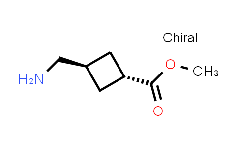 CAS No. 1780193-75-0, Methyl trans-3-(aminomethyl)cyclobutane-1-carboxylate