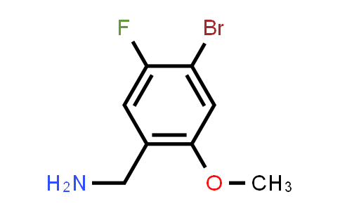 CAS No. 1780208-92-5, (4-Bromo-5-fluoro-2-methoxyphenyl)methanamine